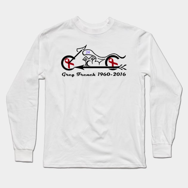 Greg French 1960-2016 Long Sleeve T-Shirt by Wicked9mm